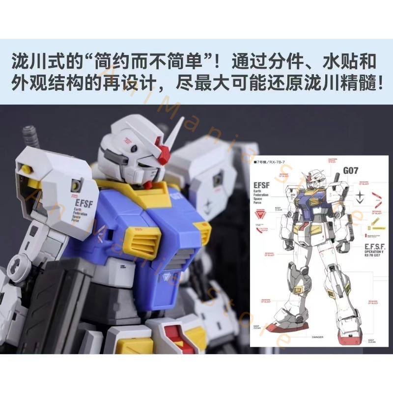 Yeni 107 1/144 RG RX-78-7 7th  - Bandai Model Gundam Rg incelemesi ve fiyatı